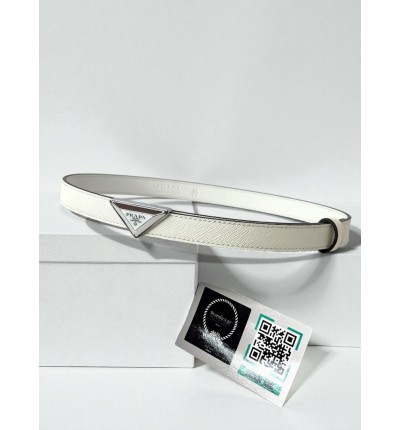 Prada leather belt saffiano 2cm 