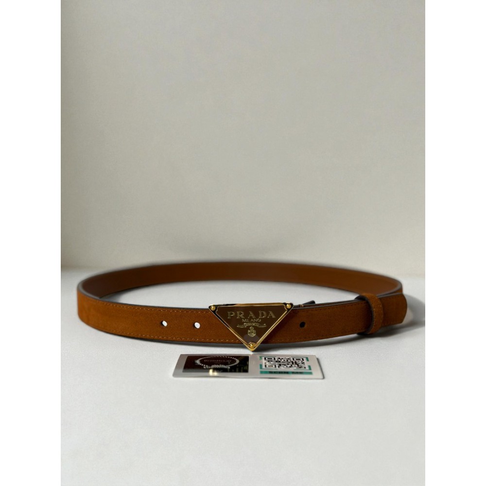Prada suede brown belt 2cm  Accesories