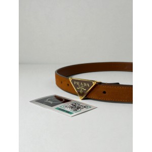Prada suede brown belt 2cm  Accesories