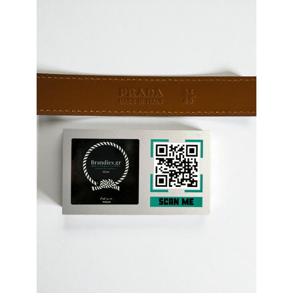Prada suede brown belt 2cm  Accesories