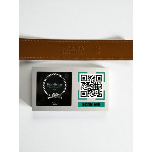 Prada suede brown belt 2cm  Accesories
