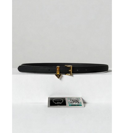 Prada leather belt saffiano 1.8cm 