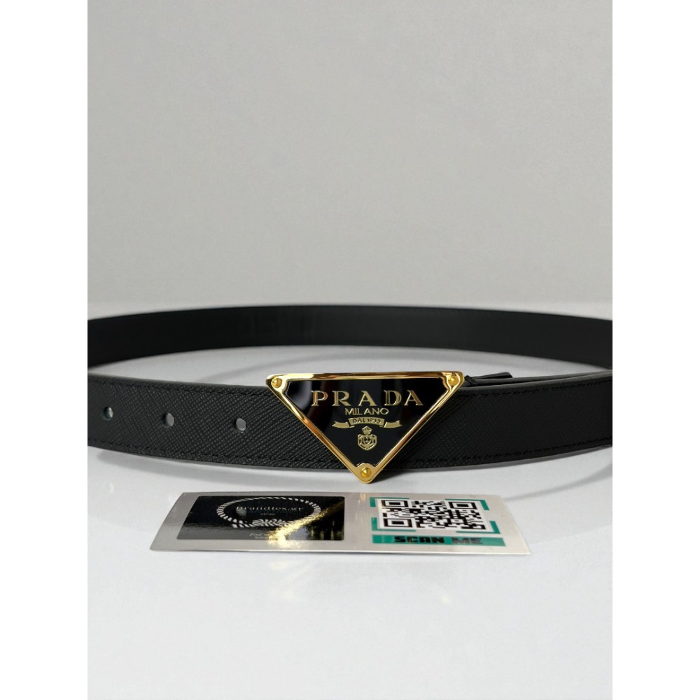 Prada leather belt saffiano 2cm  Accesories