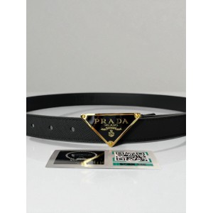 Prada leather belt saffiano 2cm  Accesories