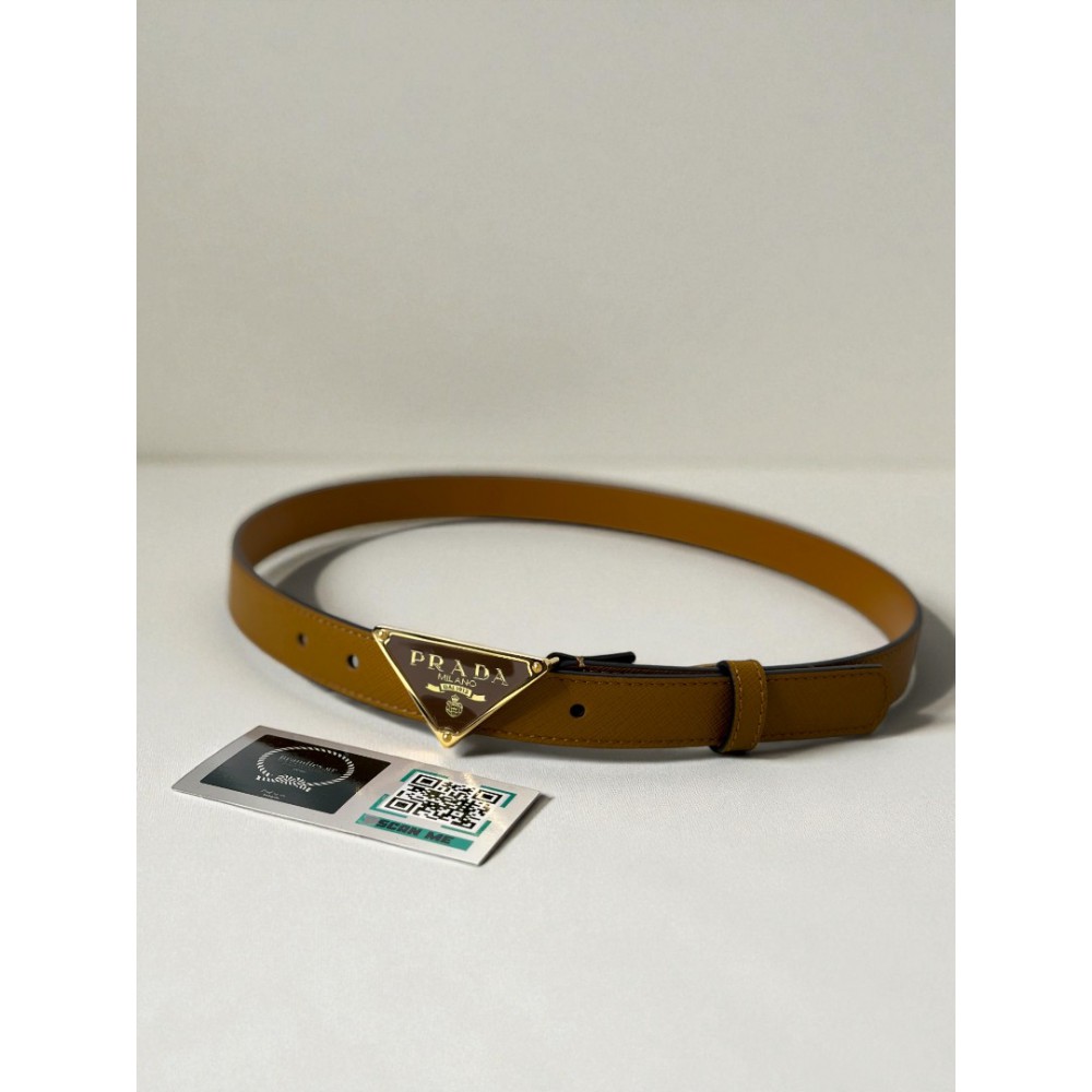 Prada leather belt saffiano 2cm  Accesories