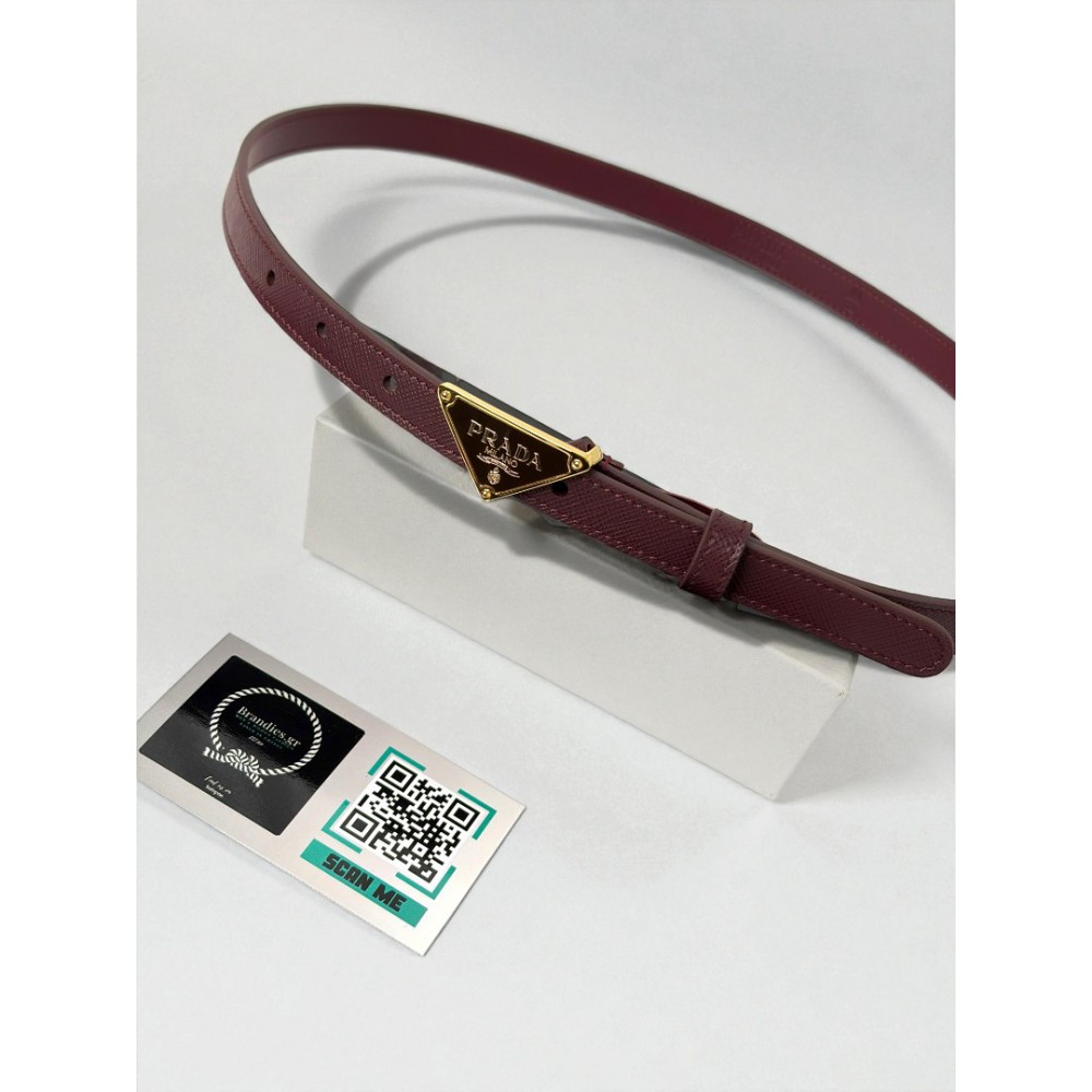 Prada leather belt saffiano 2cm  Accesories