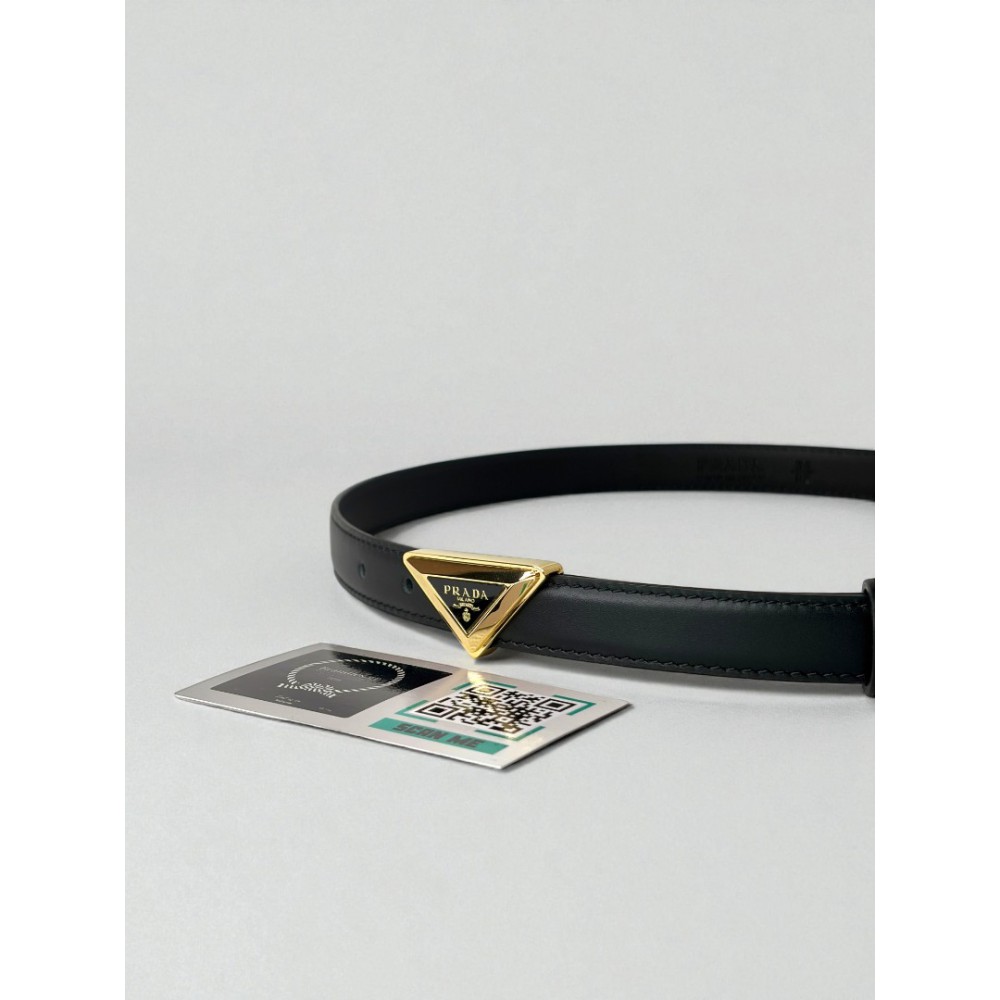 Prada belt 2 cm smooth leather 2cm Accesories