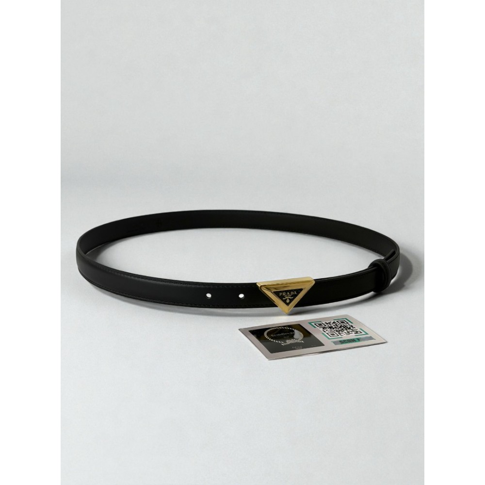 Prada belt 2 cm smooth leather 2cm Accesories