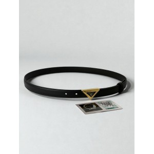 Prada belt 2 cm smooth leather 2cm Accesories