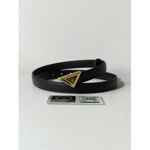 Prada belt 2 cm smooth leather 2cm Accesories