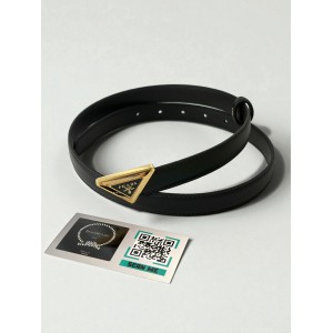 Prada belt 2 cm smooth leather 2cm Accesories