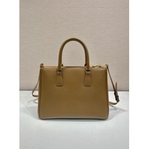 Prada White Small Galleria Saffiano Leather Bag 24.5x16.5x11cm Bags