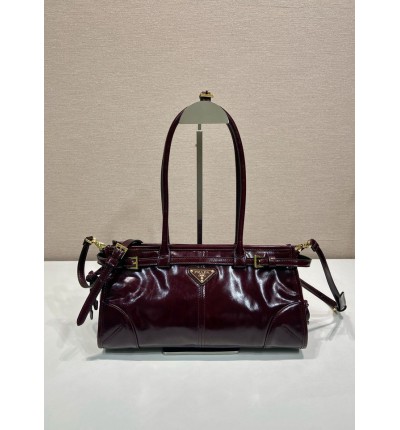 Prada Bonnie leather handbag 32x15.5x12cm