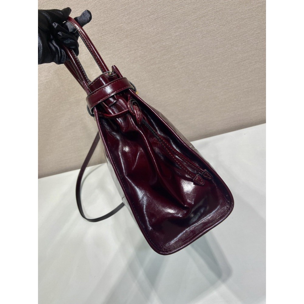 Prada large Bonnie leather handbag 38x24x12cm Bags