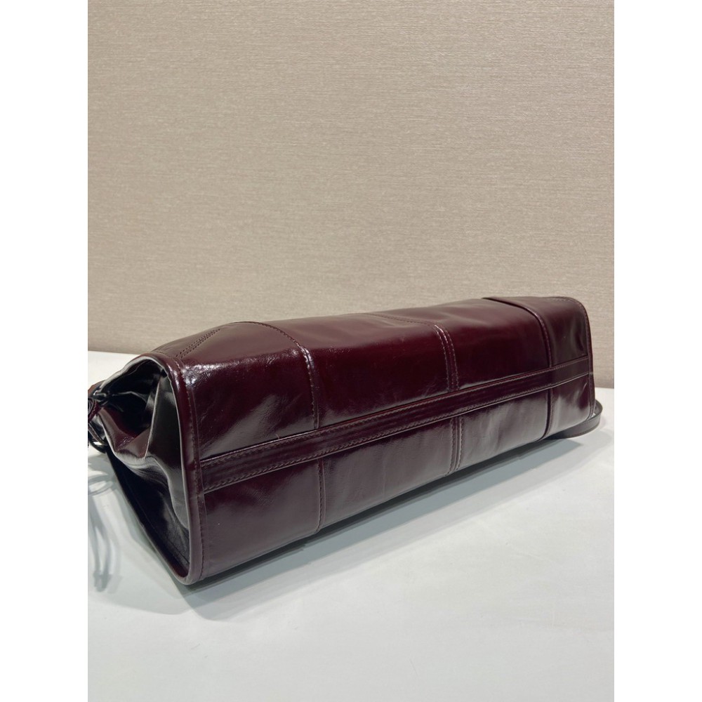 Prada large Bonnie leather handbag 38x24x12cm Bags