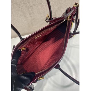 Prada large Bonnie leather handbag 38x24x12cm Bags