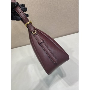 Prada Aimée large suede shoulder bag 39x23x12cm Prada tote bags