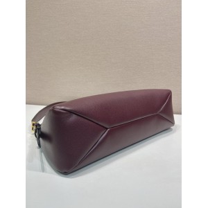 Prada Aimée large suede shoulder bag 39x23x12cm Prada tote bags