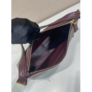 Prada Aimée large suede shoulder bag 39x23x12cm Prada tote bags