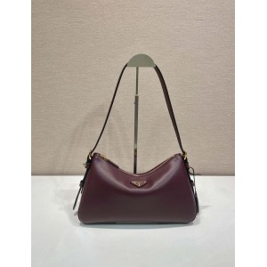 Prada Aimée large suede shoulder bag 39x23x12cm Prada tote bags