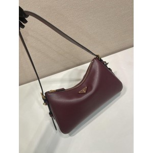 Prada Aimée large suede shoulder bag 39x23x12cm Prada tote bags