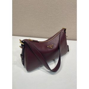 Prada Aimée large suede shoulder bag 39x23x12cm Prada tote bags