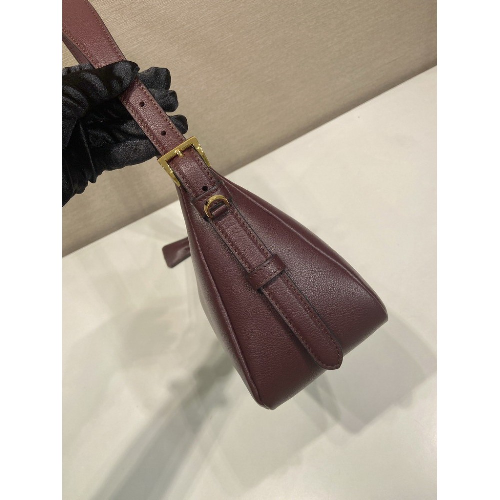 Prada Aimée large suede shoulder bag 39x23x12cm Prada tote bags