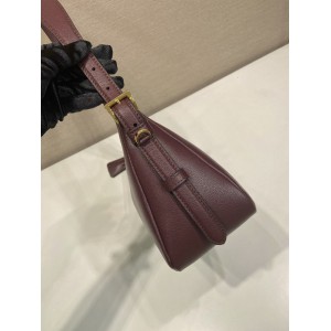 Prada Aimée large suede shoulder bag 39x23x12cm Prada tote bags
