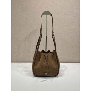 Prada Darling Suede Mini bucket bag 22x21x10 5cm  Bags