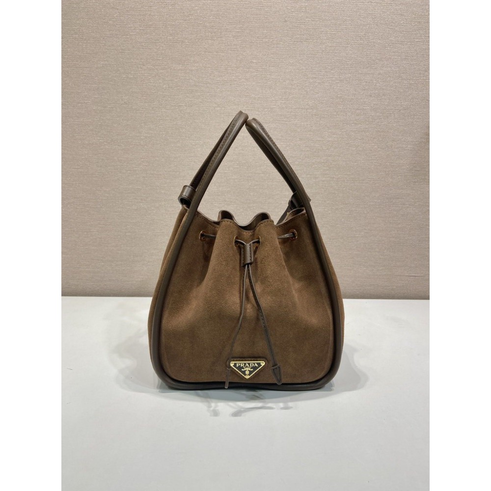 Prada Darling Suede Mini bucket bag 22x21x10 5cm  Bags