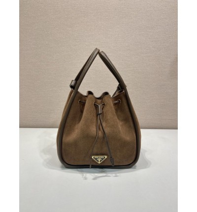 Prada Darling Suede Mini bucket bag 22x21x10 5cm 