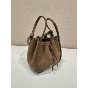 Prada Darling Suede Mini bucket bag 22x21x10 5cm  Bags