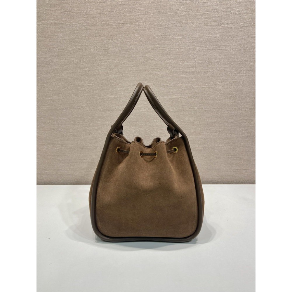 Prada Darling Suede Mini bucket bag 22x21x10 5cm  Bags