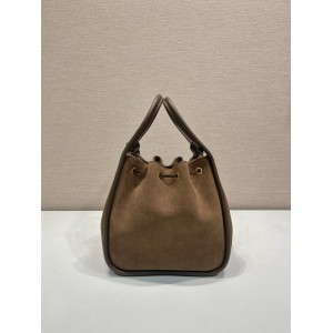 Prada Darling Suede Mini bucket bag 22x21x10 5cm  Bags
