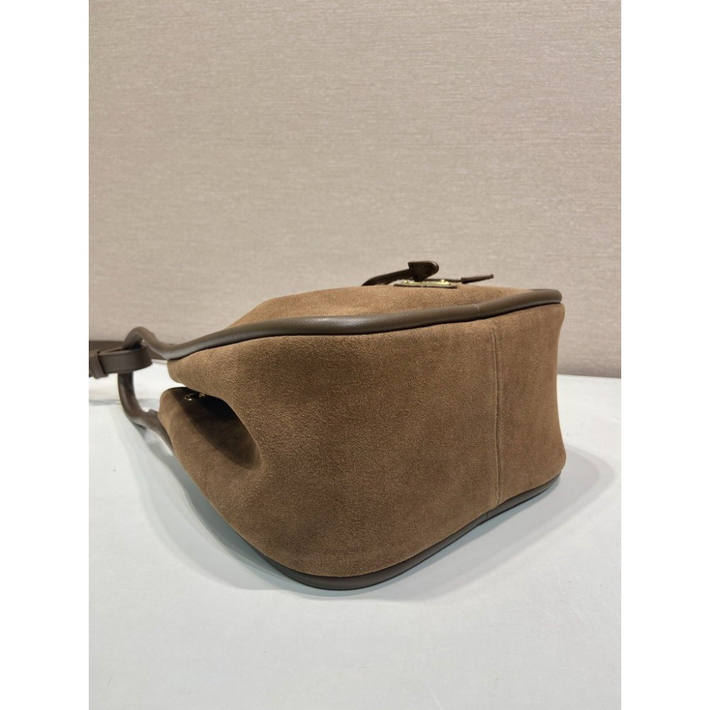 Prada Darling Suede Mini bucket bag 22x21x10 5cm  Bags