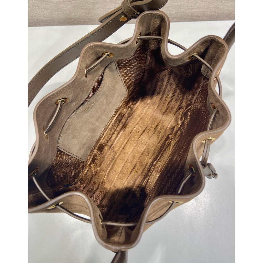 Prada Darling Suede Mini bucket bag 22x21x10 5cm  Bags