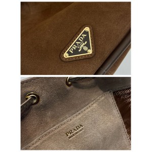 Prada Darling Suede Mini bucket bag 22x21x10 5cm  Bags