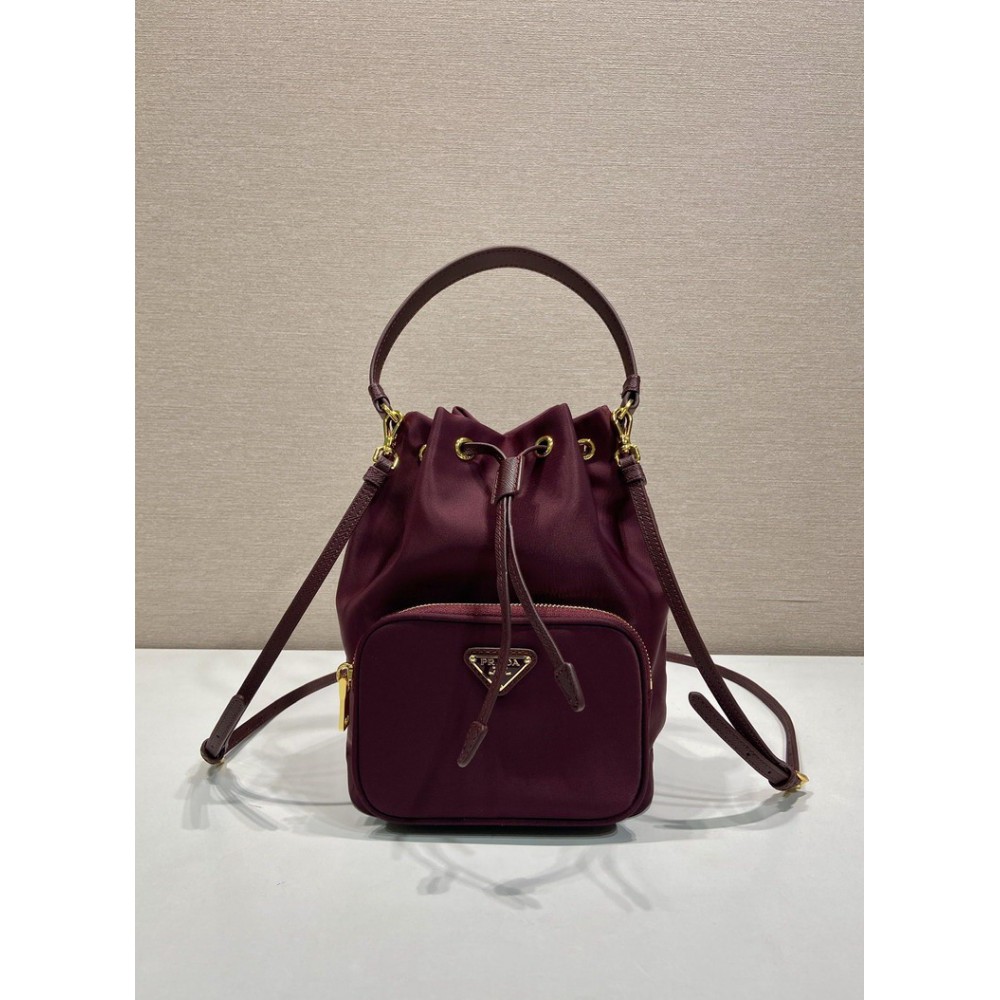 Prada Duet Re Nylon bucket bag 18x23x12cm  Bags