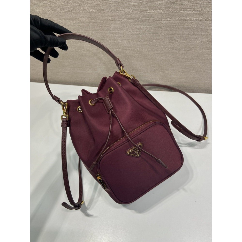 Prada Duet Re Nylon bucket bag 18x23x12cm  Bags