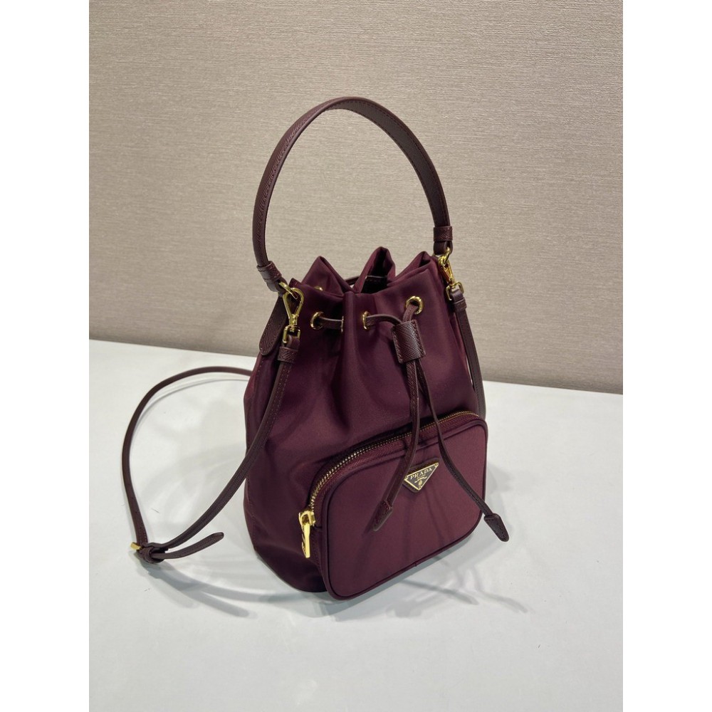Prada Duet Re Nylon bucket bag 18x23x12cm  Bags