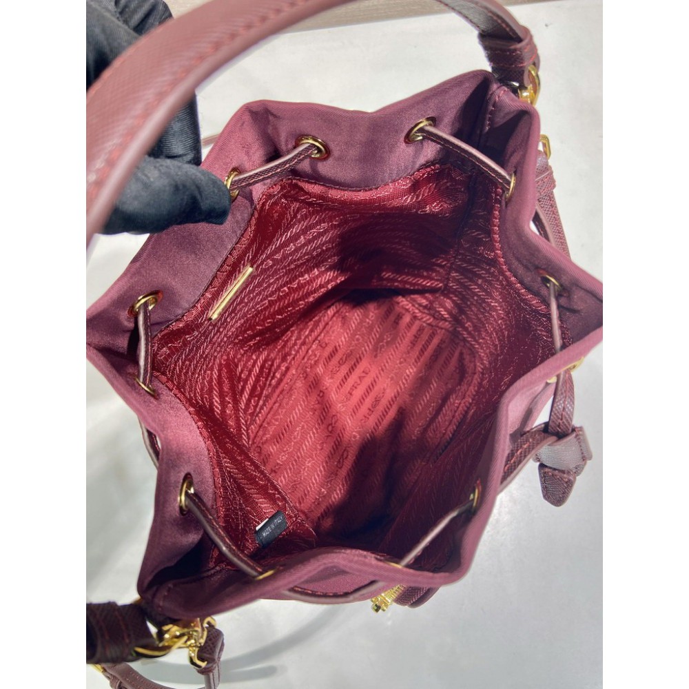 Prada Duet Re Nylon bucket bag 18x23x12cm  Bags