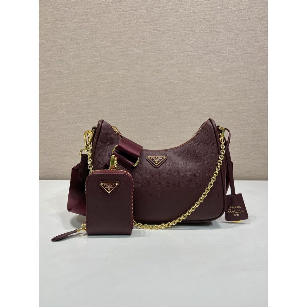 Prada Re-edition 2005 saffiano leather 23x17x6 5cm Bags