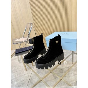 Prada suede boots  Shoes