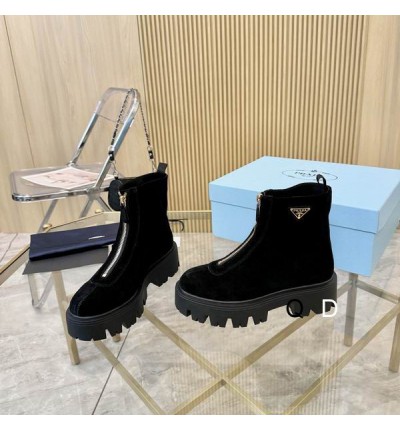 Prada suede boots 