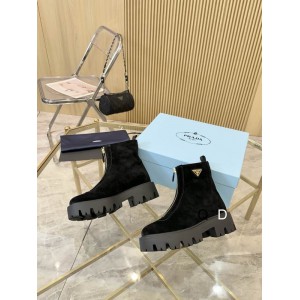 Prada suede boots  Shoes
