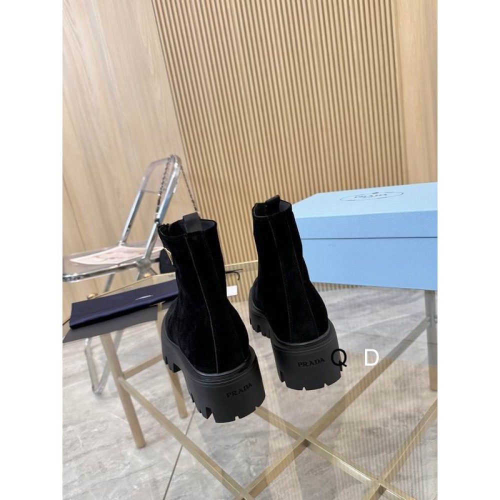 Prada suede boots  Shoes