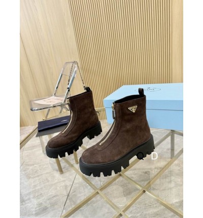 Prada suede boots 