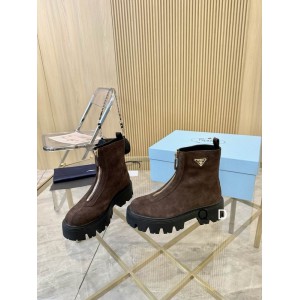 Prada suede boots  Shoes