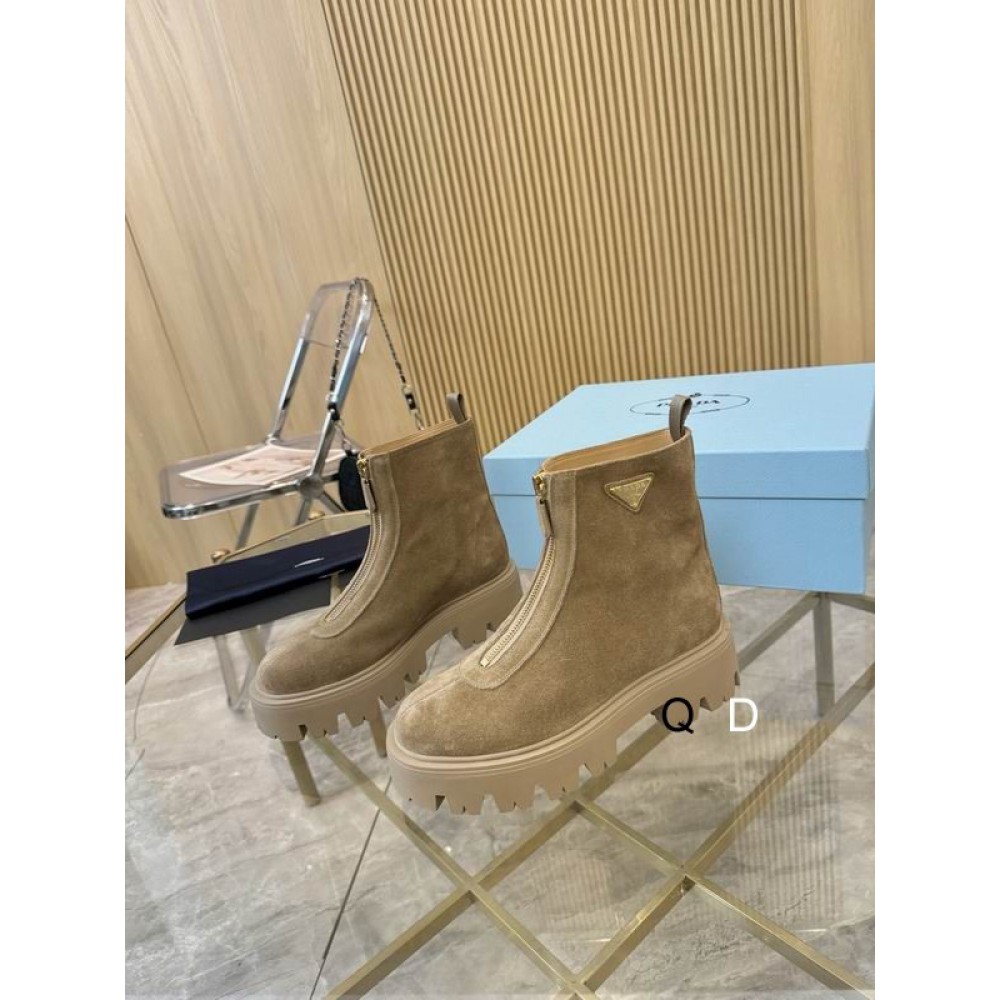 Prada suede boots  Shoes