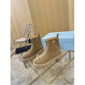 Prada suede boots  Shoes
